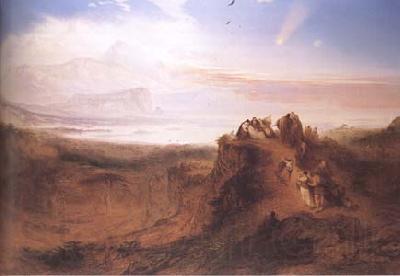 John Martin The Eve of the Deluge (mk25) Norge oil painting art